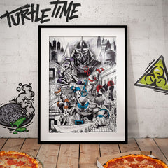 Teenage Mutant Ninja Turtles Art Print 40th Anniversary Limited Edition 42 x 30 cm 5060948294935