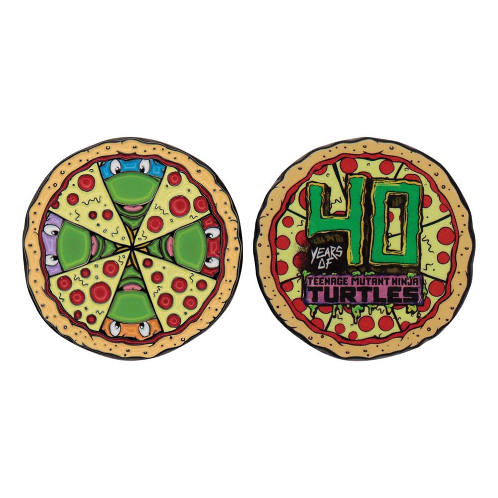 Teenage Mutant Ninja Turtles Collectable Coin 40th Anniversary Limited Edition 5060948290357