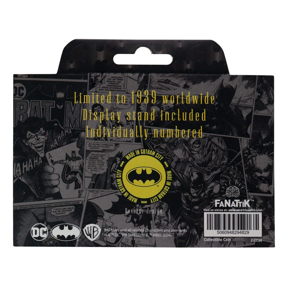 DC Comics Collectable Coin Batman 85th Anniversary Limited Edition 5060948294829