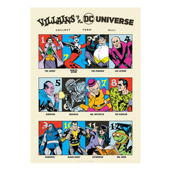 DC Comis Art Print 90th Anniversary Villains Limited Edition 42 x 30 cm 5060948296786