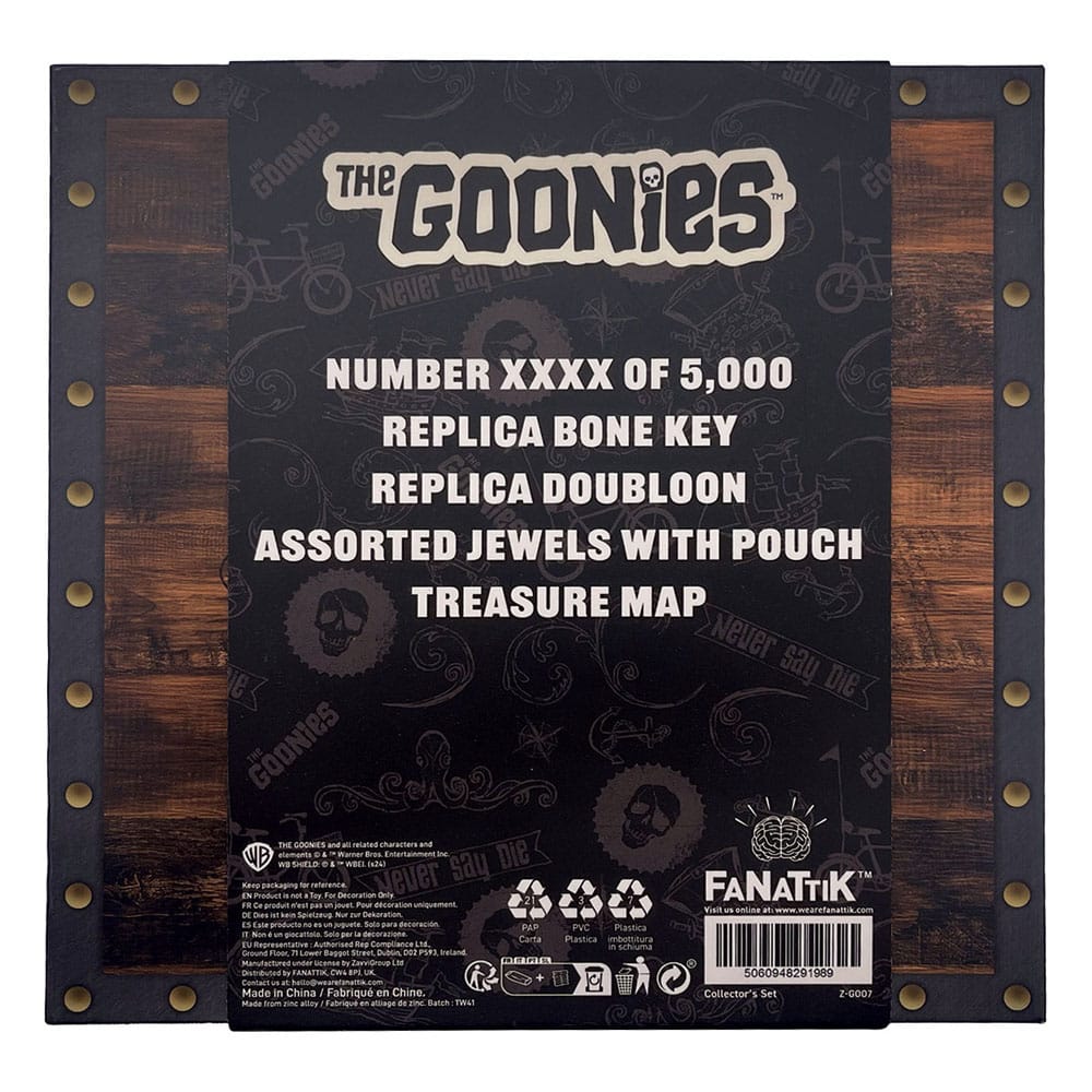 The Goonies Replica Treasure Set Limited Edition 5060948291989