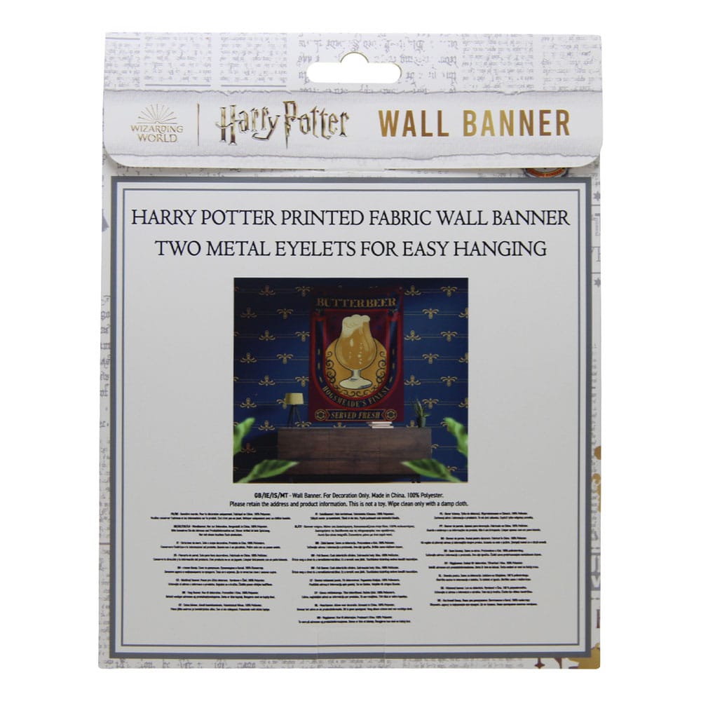 Harry Potter Wall Banner Butterbeer 125 x 85 cm 5060948290890