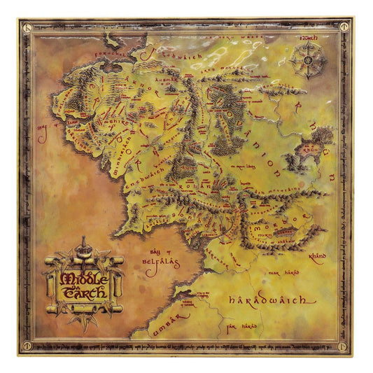 Lord of the Rings Replica Map Limited Edition 5060948293662