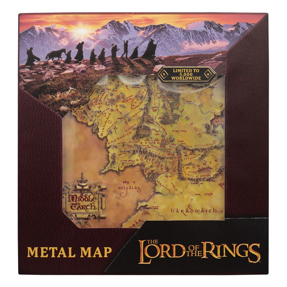 Lord of the Rings Replica Map Limited Edition 5060948293662