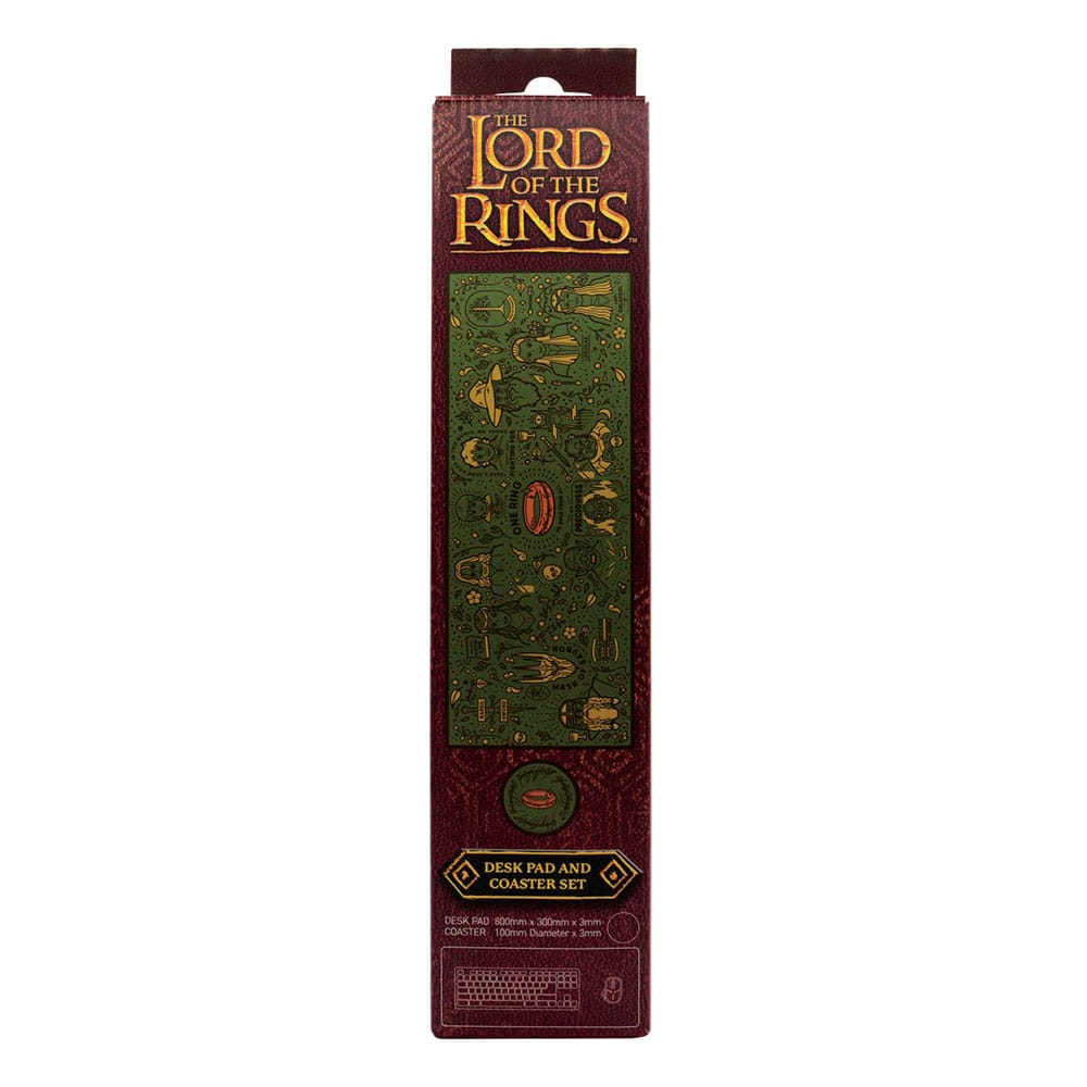 Lord of the Rings Desk Pad & Coaster Set 5060948293839