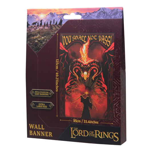 Lord of the Rings Wall Banner You shall not pass! 125 x 85 cm 5060948295659