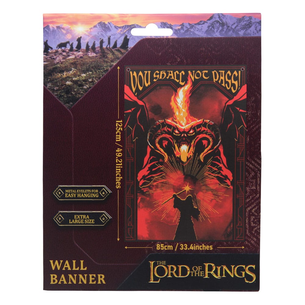 Lord of the Rings Wall Banner You shall not pass! 125 x 85 cm 5060948295659