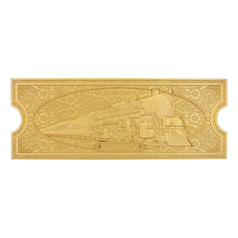 Polar Express Replica Train Ticket 24k Gold Plated Limited Edition 5060948295666