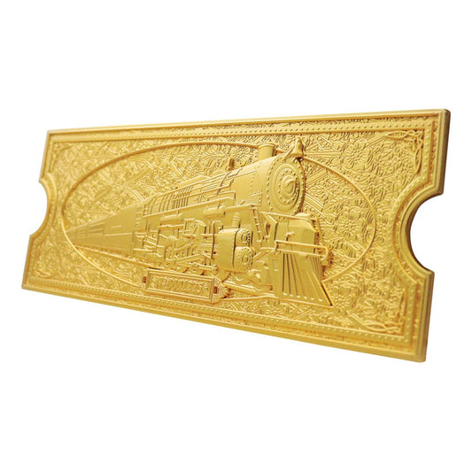 Polar Express Replica Train Ticket 24k Gold Plated Limited Edition 5060948295666