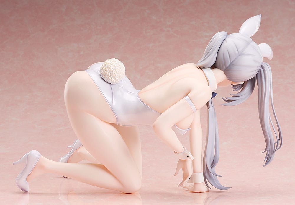 Date A Live: Date A Bullet Statue 1/4 White Queen Bare Leg Bunny Ver. 20 cm 4570001513794