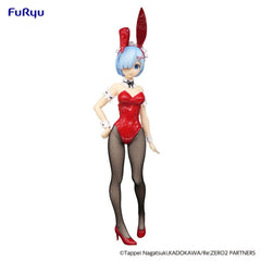 Re:Zero BiCute Bunnies PVC Statue Rem Red Col 4582655070004