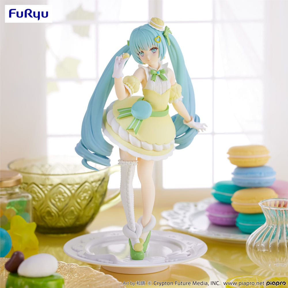 Hatsune Miku Exceed Creative PVC Statue SweetSweets Series Macaroon Citron Color Ver. 22 cm 4582655074071