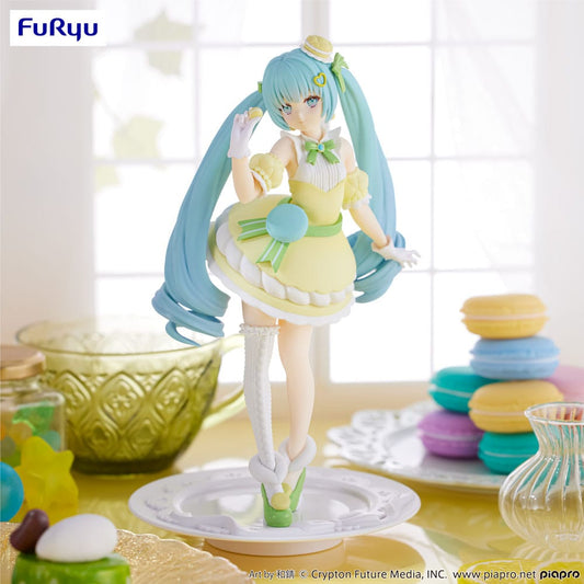 Hatsune Miku Exceed Creative PVC Statue SweetSweets Series Macaroon Citron Color Ver. 22 cm 4582655074071