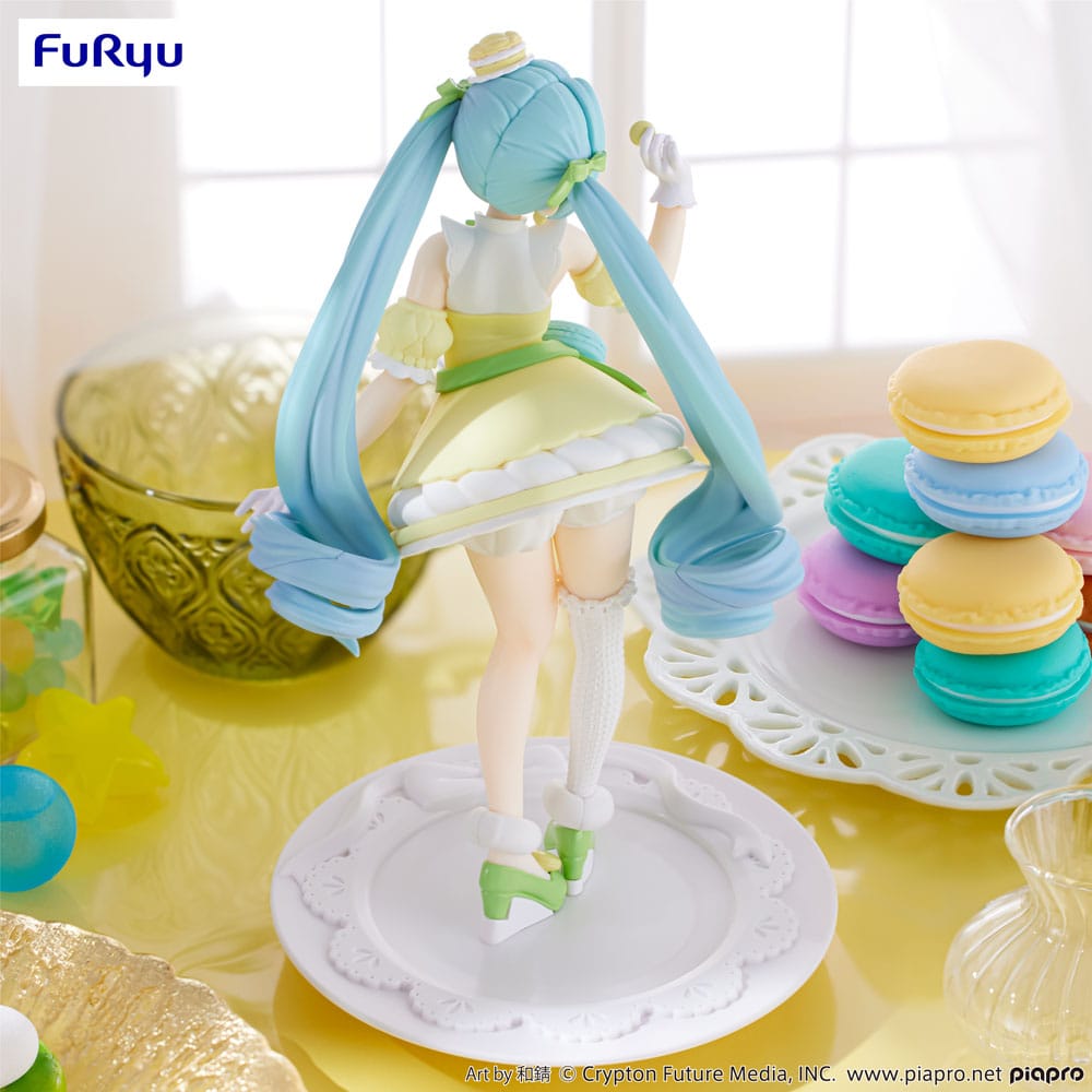 Hatsune Miku Exceed Creative PVC Statue SweetSweets Series Macaroon Citron Color Ver. 22 cm 4582655074071