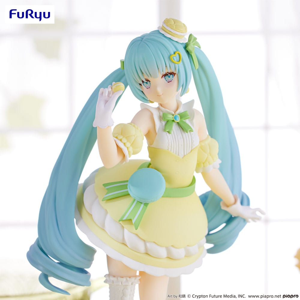 Hatsune Miku Exceed Creative PVC Statue SweetSweets Series Macaroon Citron Color Ver. 22 cm 4582655074071