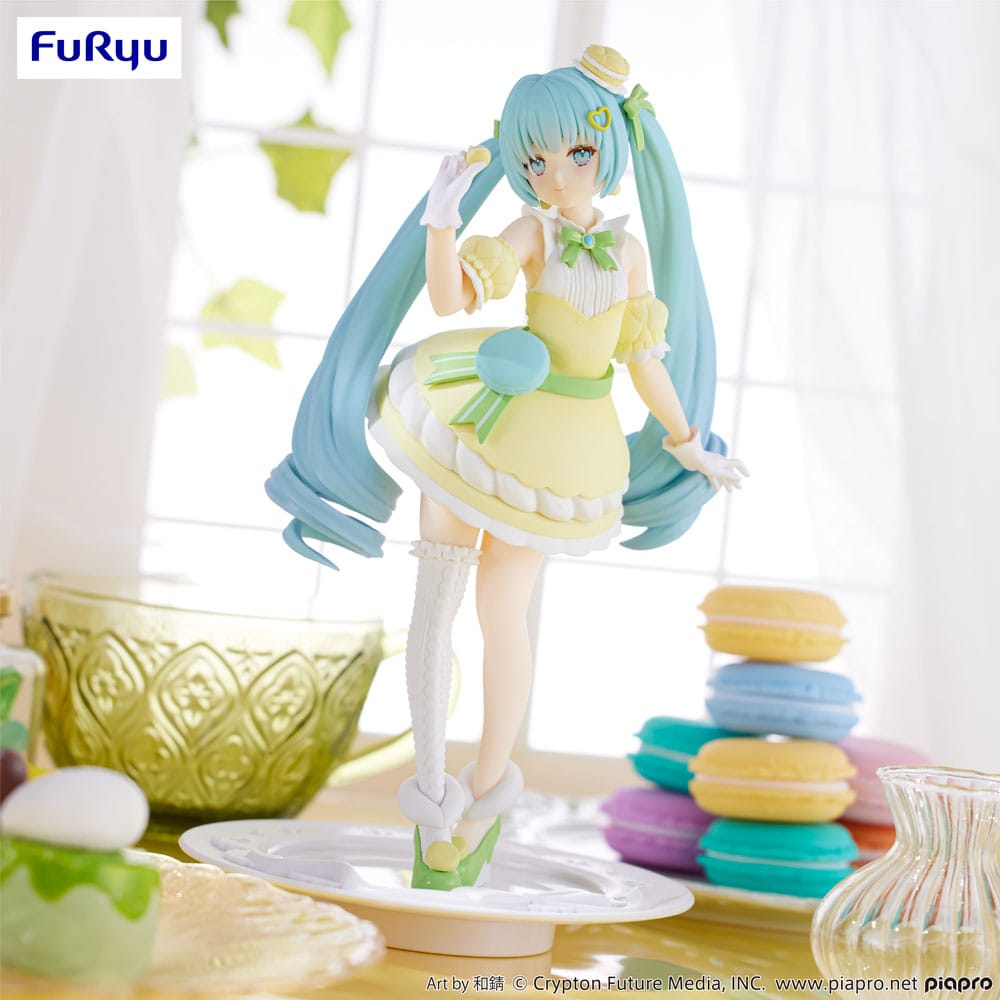 Hatsune Miku Exceed Creative PVC Statue SweetSweets Series Macaroon Citron Color Ver. 22 cm 4582655074071