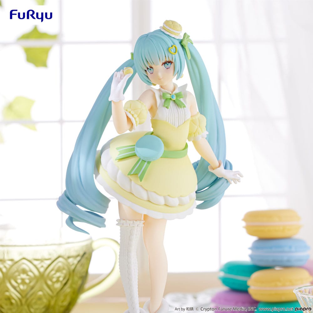 Hatsune Miku Exceed Creative PVC Statue SweetSweets Series Macaroon Citron Color Ver. 22 cm 4582655074071