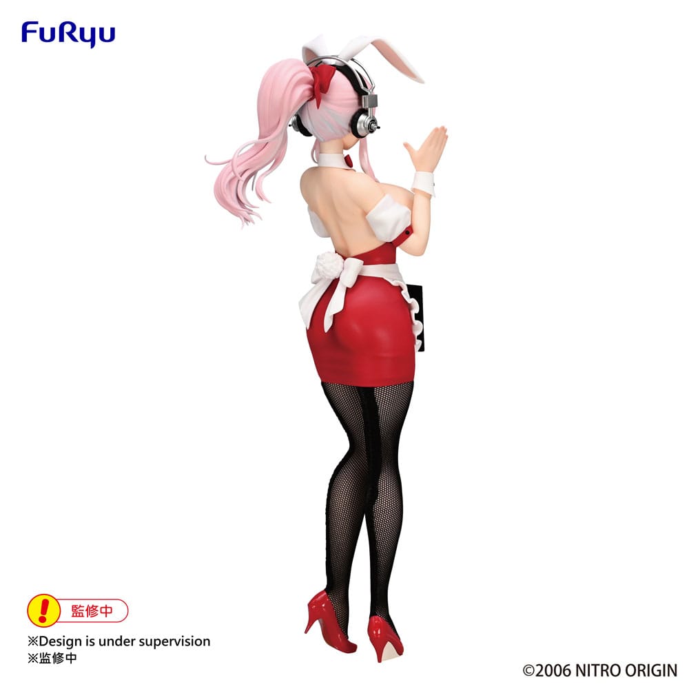 Super Sonico BiCute Bunnies PVC Statue Super Sonico Waitress Ver. 28 cm 4582655074804