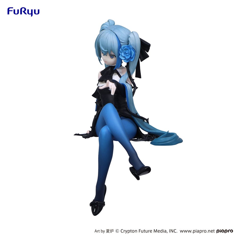 Hatsune Miku Noodle Stopper PVC Statue Blue Rose Ver. 14 cm 4582655076433