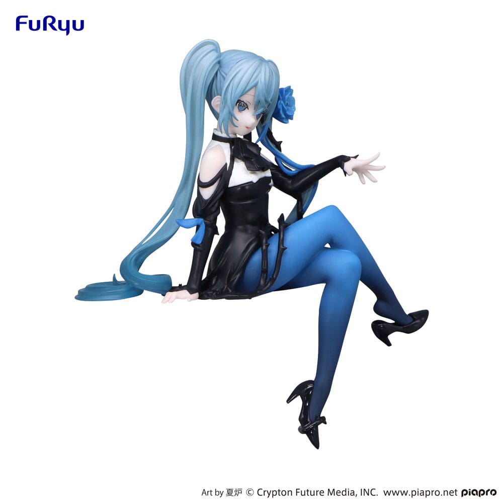 Hatsune Miku Noodle Stopper PVC Statue Blue Rose Ver. 14 cm 4582655076433