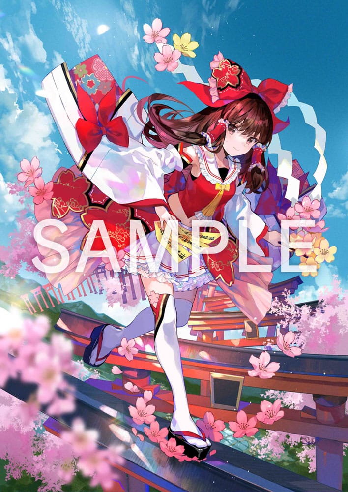 Touhou Project Statue 1/7 Reimu Hakurei Illustration by Fuzichoco 22 cm 4582655077010