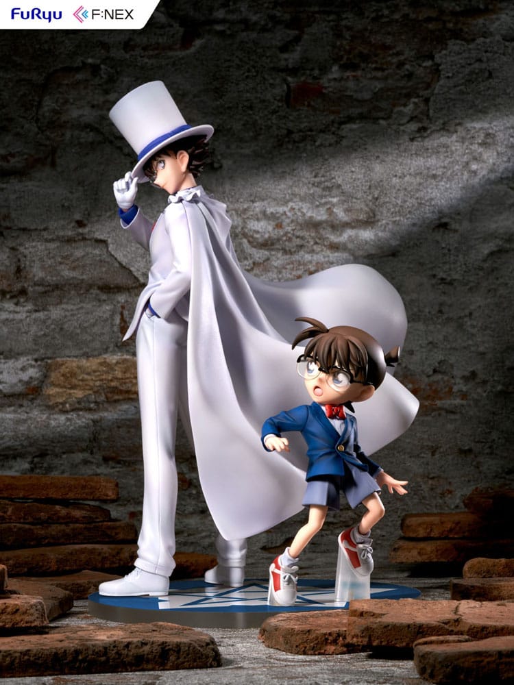 Case Closed F:NEX PVC Statue 1/7 Conan Edogawa & Kid the Phantom Thief 29 cm 4582655078130