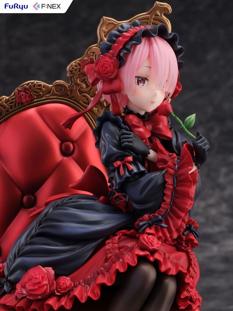 Re:ZERO -Starting Life in Another World F:NEX PVC Statue 1/7 Ram Gothic Ver. 20 cm 4582655078581