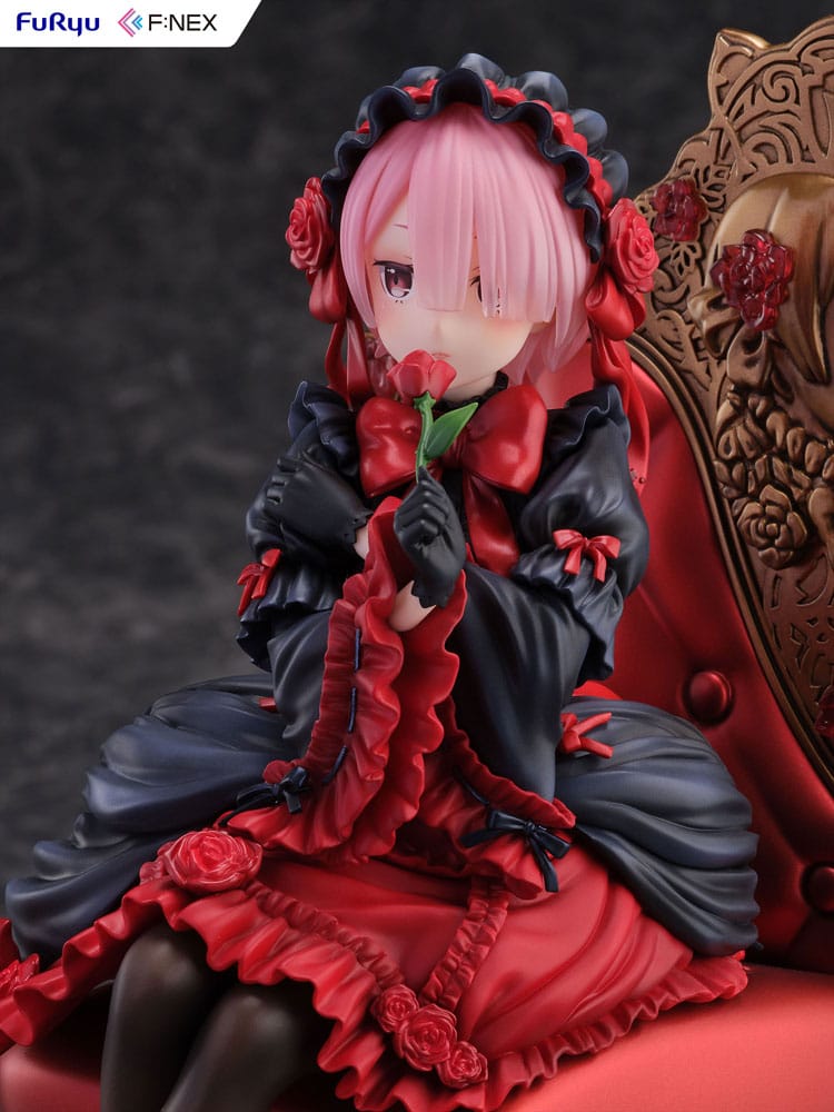 Re:ZERO -Starting Life in Another World F:NEX PVC Statue 1/7 Ram Gothic Ver. 20 cm 4582655078581