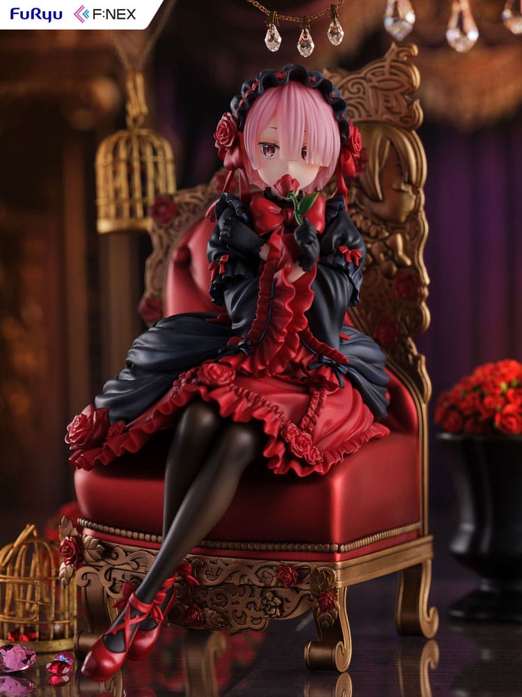 Re:ZERO -Starting Life in Another World F:NEX PVC Statue 1/7 Ram Gothic Ver. 20 cm 4582655078581