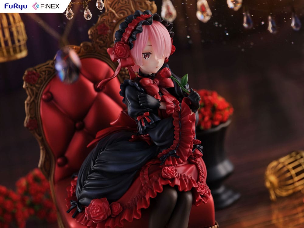 Re:ZERO -Starting Life in Another World F:NEX PVC Statue 1/7 Ram Gothic Ver. 20 cm 4582655078581