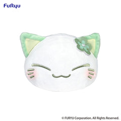 Nemuneko Cat Plush Figure Green 18 cm 4582782362478