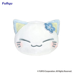 Nemuneko Cat Plush Figure Blue 18 cm 4582782362508