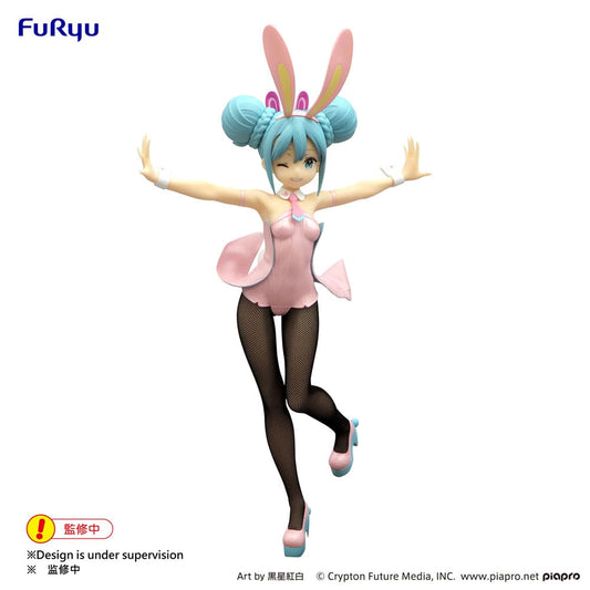 Hatsune Miku BiCute Bunnies PVC Statue Wink Pearl Pink Color Ver. 30 cm 4582782364076