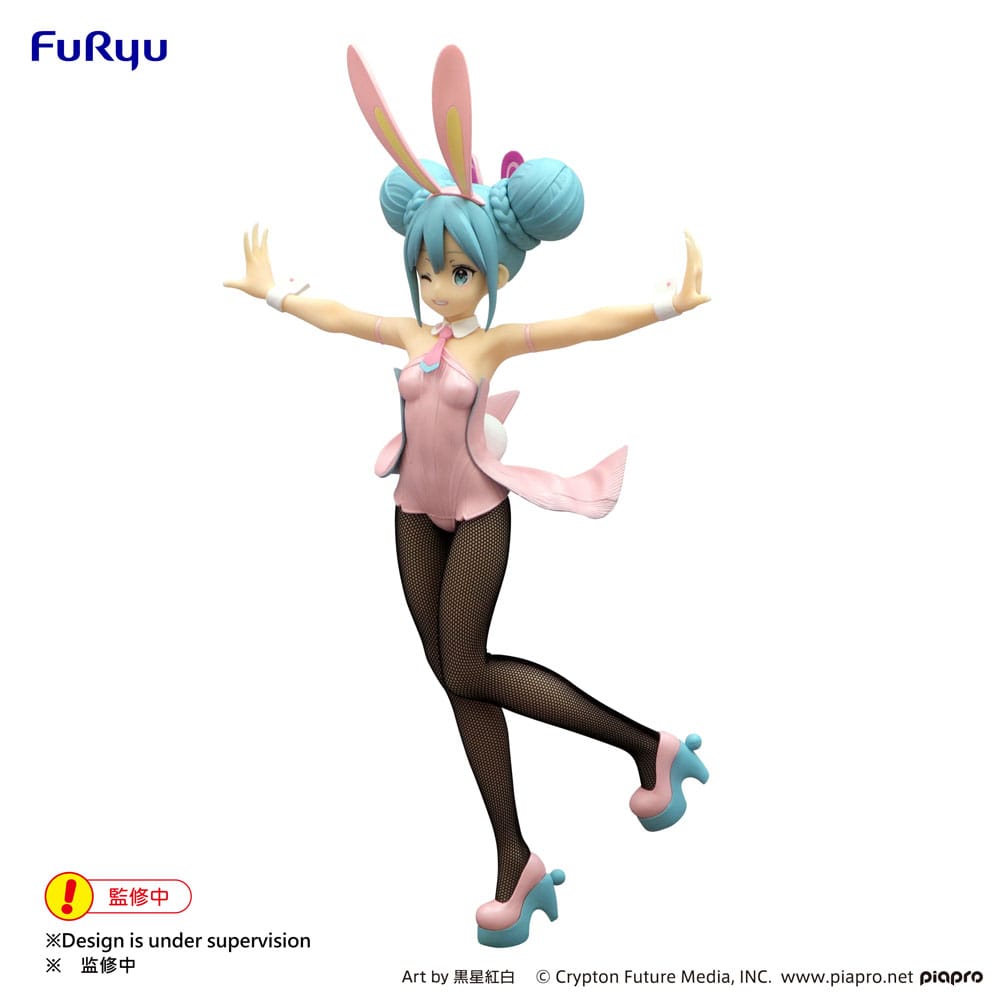 Hatsune Miku BiCute Bunnies PVC Statue Wink Pearl Pink Color Ver. 30 cm 4582782364076