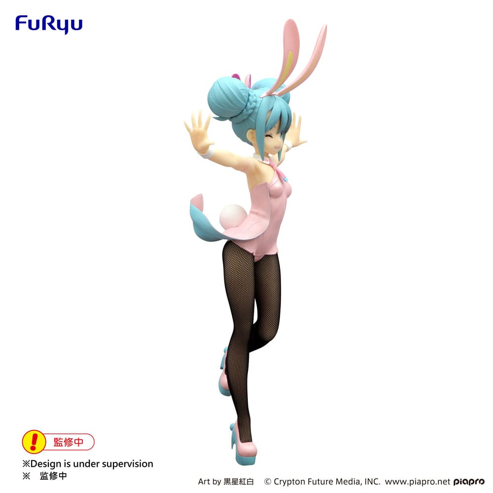 Hatsune Miku BiCute Bunnies PVC Statue Wink Pearl Pink Color Ver. 30 cm 4582782364076