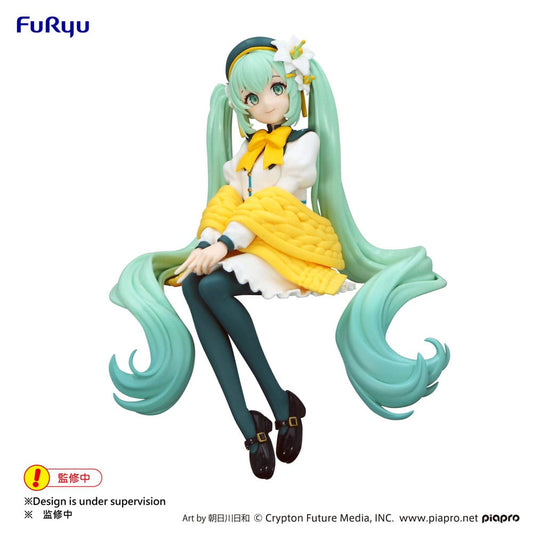 Hatsune Miku Noodle Stopper PVC Statue Flower Fairy Lily White Ver. 14 cm 4582782364090