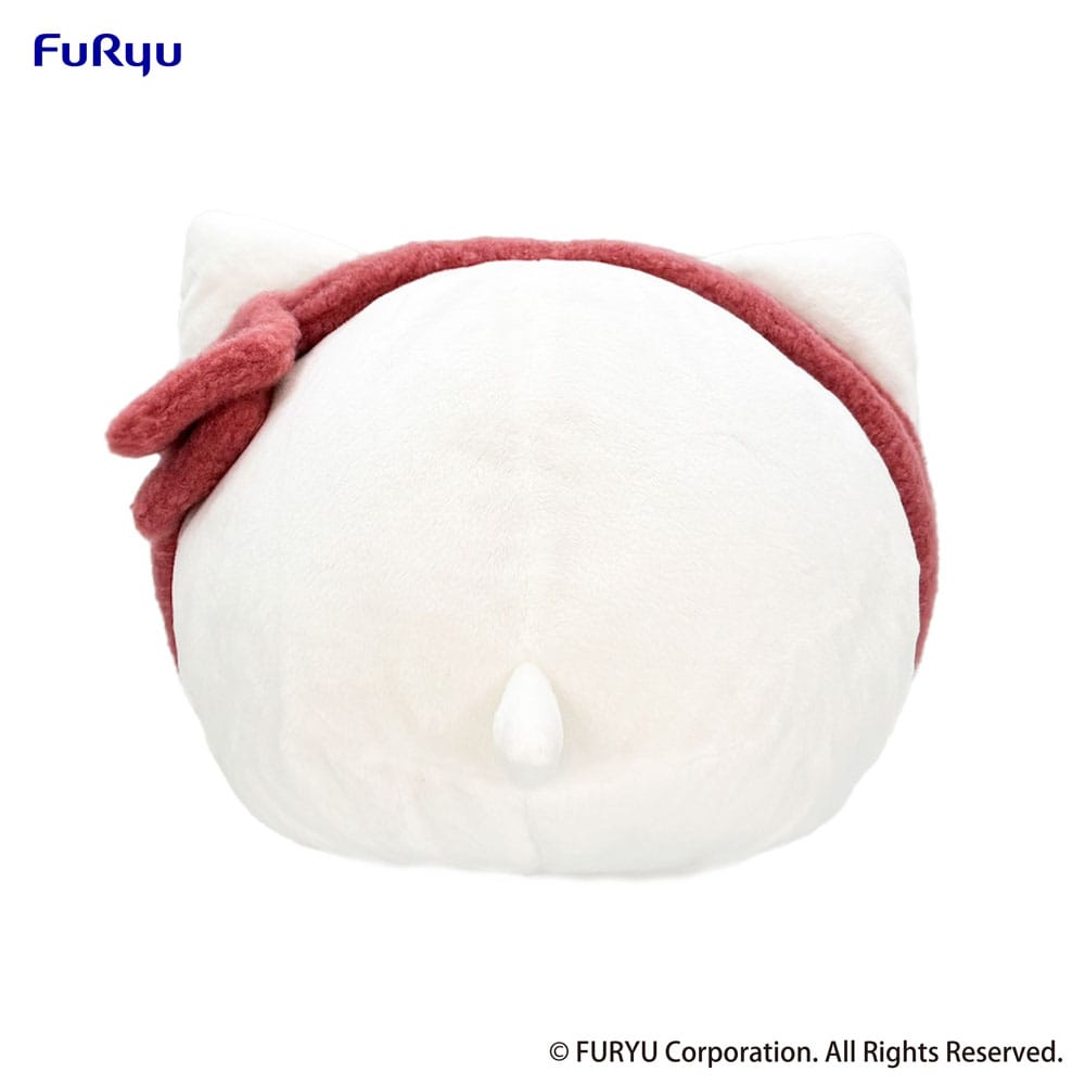 Nemuneko Cat Plush Figure Red Scarf Ver. 30 cm 4582782364298