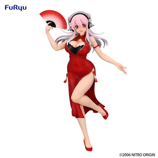 Super Sonico Trio-Try-iT PVC Statue China Dress Ver. 21 cm 4582782364359