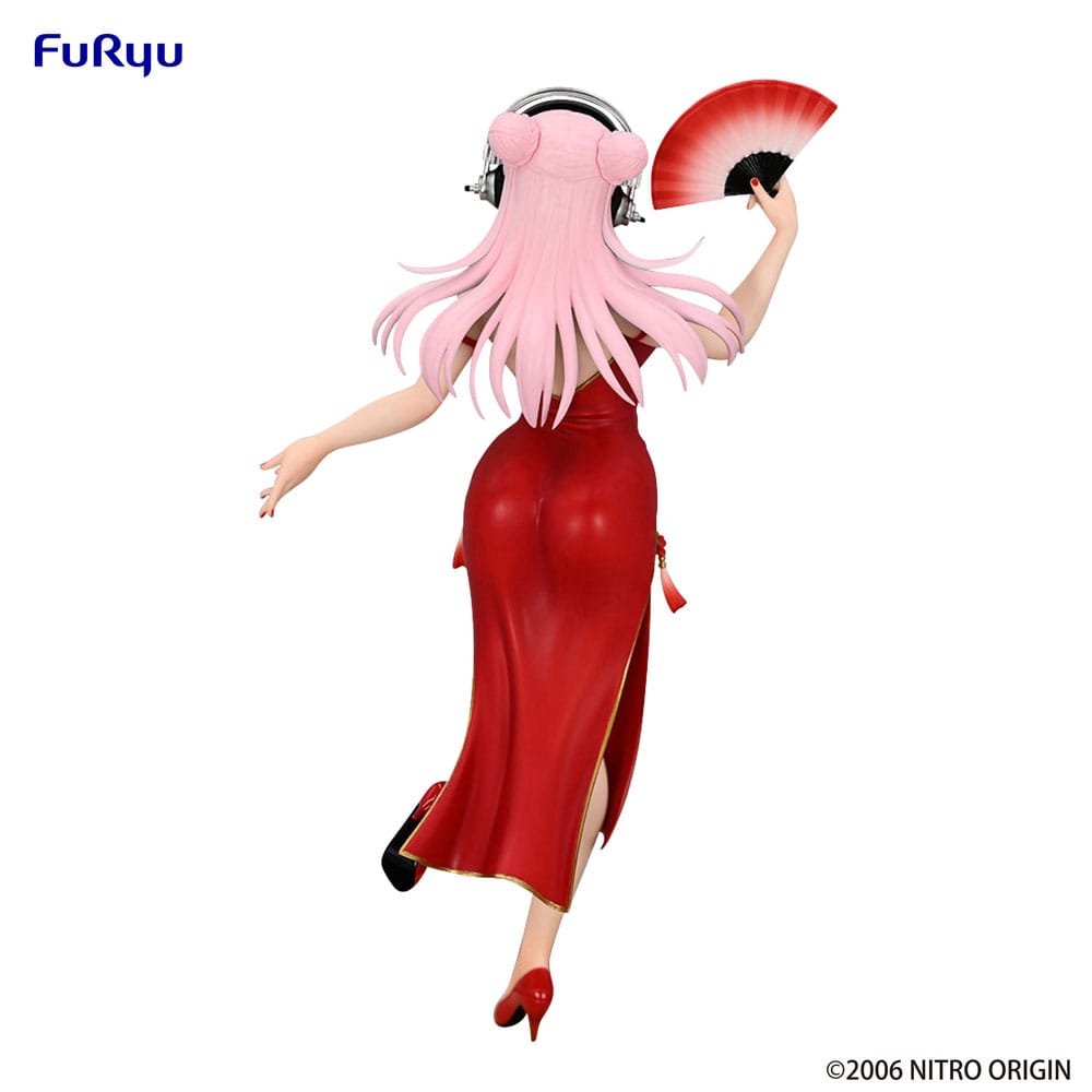 Super Sonico Trio-Try-iT PVC Statue China Dress Ver. 21 cm 4582782364359