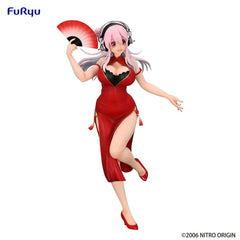 Super Sonico Trio-Try-iT PVC Statue China Dress Ver. 21 cm 4582782364359