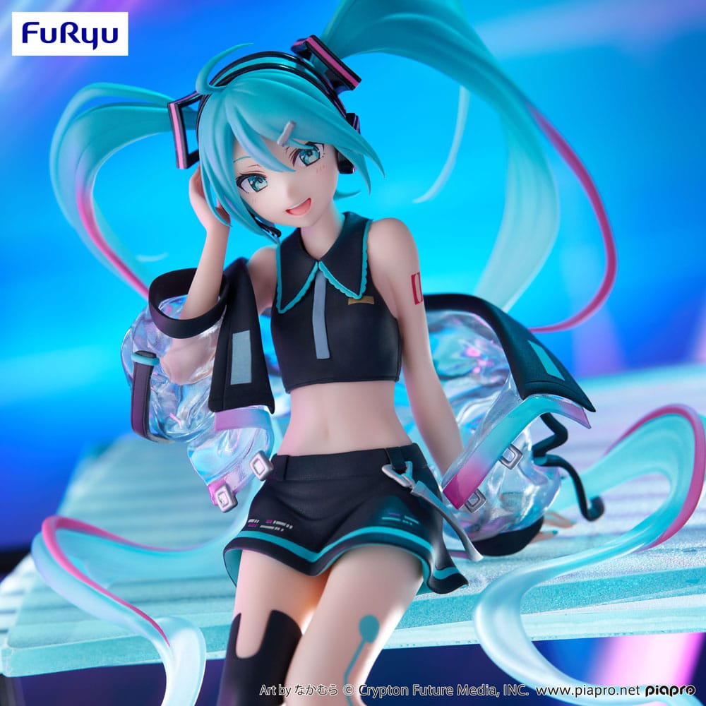 Hatsune Miku Noodle Stopper PVC Statue Neon Cyber 16 cm 4582782365530