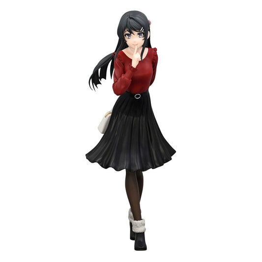 Rascal Does Not Dream of Bunny Girl Senpai Trio-Try-iT PVC Statue Mai Sakurajima Winter Outfit Ver. 21 cm 4582782366230