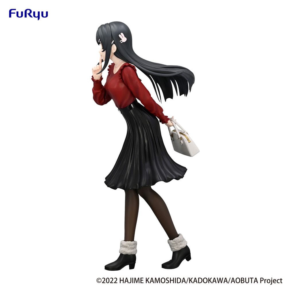 Rascal Does Not Dream of Bunny Girl Senpai Trio-Try-iT PVC Statue Mai Sakurajima Winter Outfit Ver. 21 cm 4582782366230