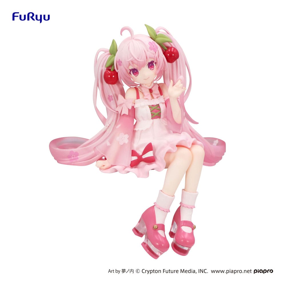 Hatsune Miku Noodle Stopper PVC Statue Sakura Miku 2025 14 cm 4582782366773