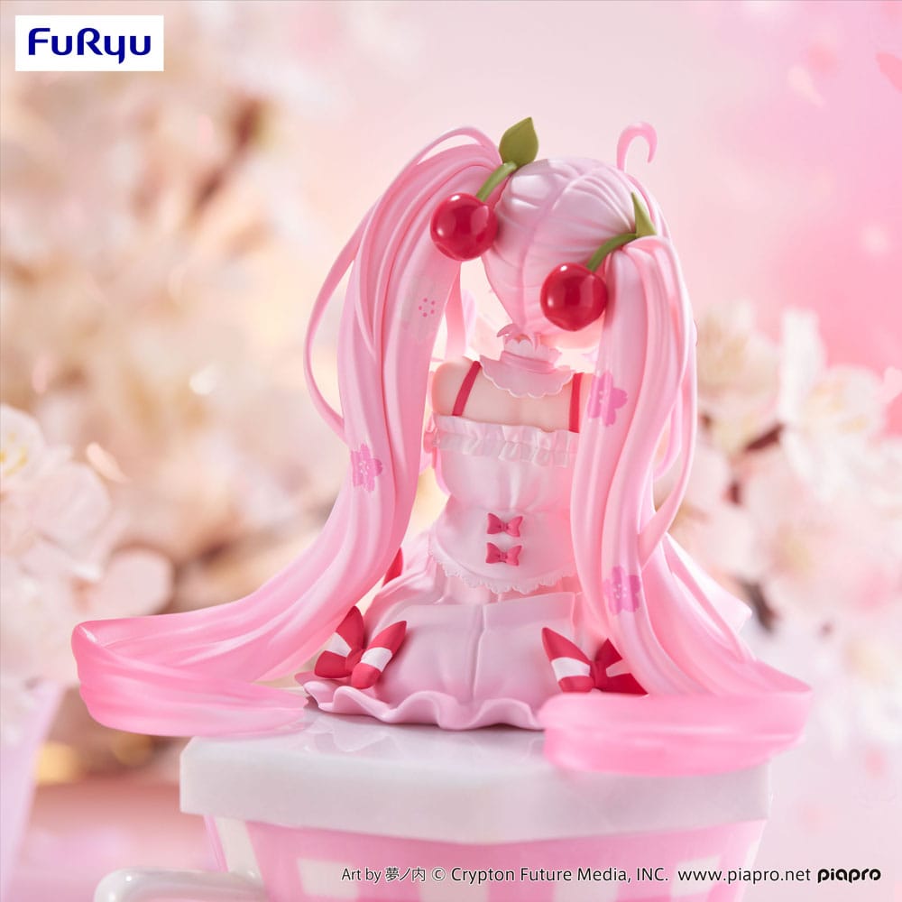 Hatsune Miku Noodle Stopper PVC Statue Sakura Miku 2025 14 cm 4582782366773