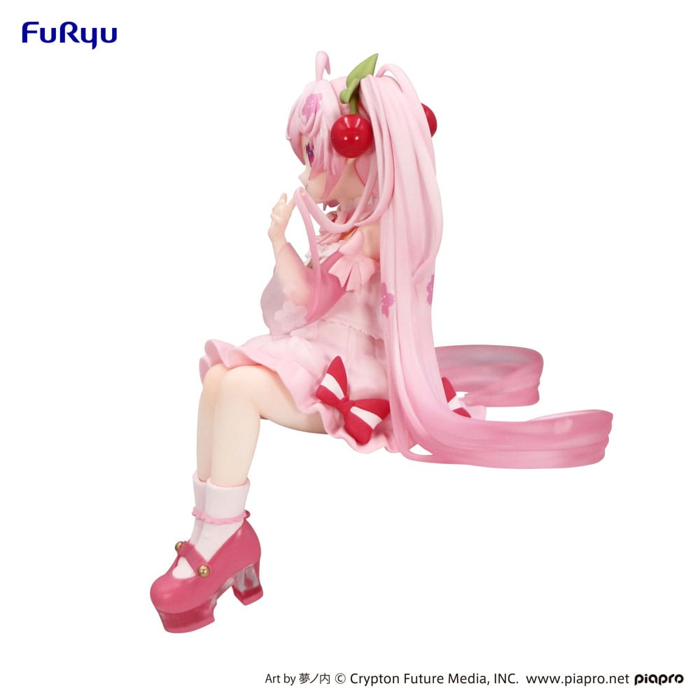 Hatsune Miku Noodle Stopper PVC Statue Sakura Miku 2025 14 cm 4582782366773