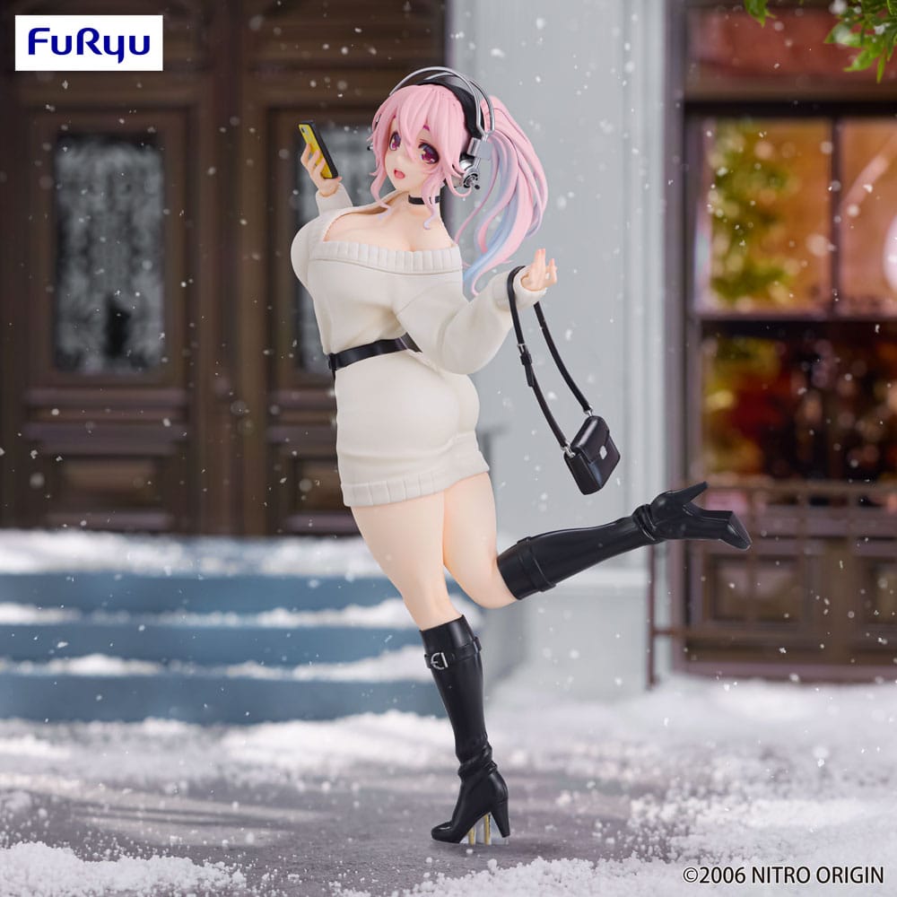 Super Sonico Trio-Try-iT PVC Statue Winter Memory Ver. 21 cm 4582782366834