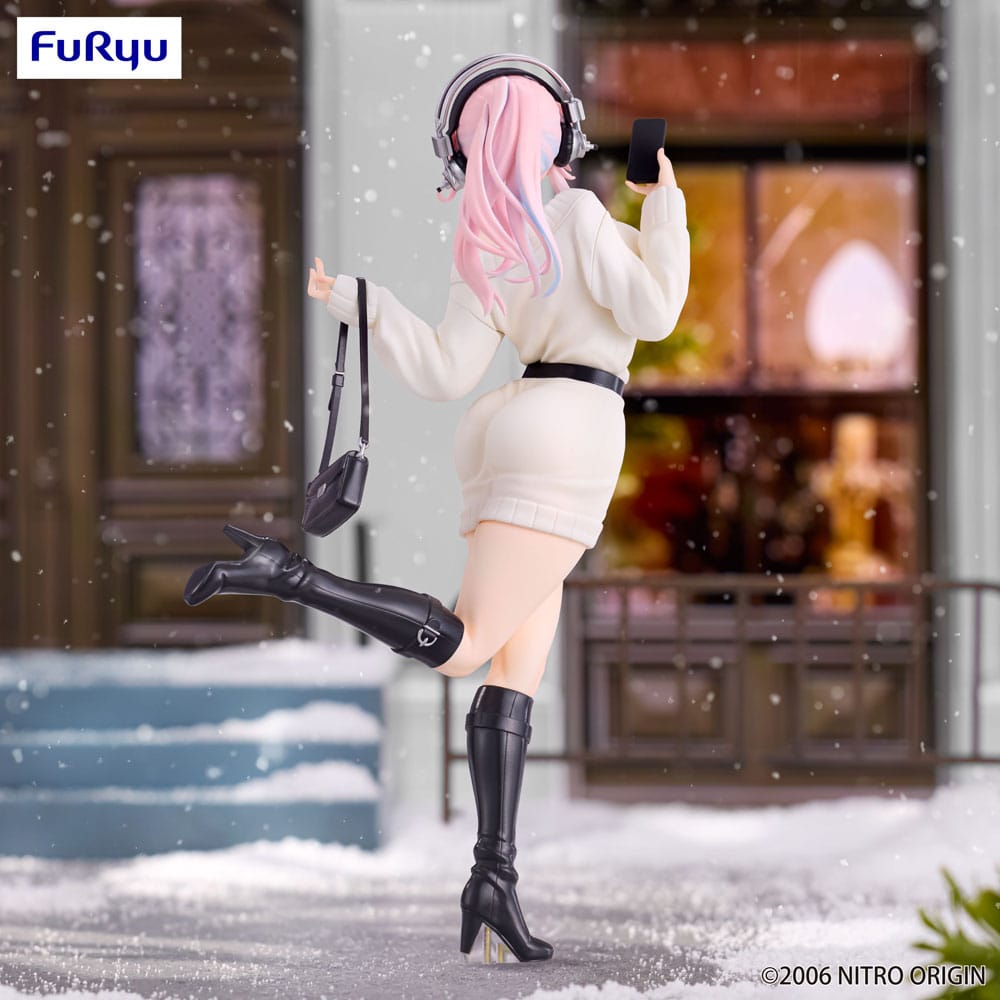 Super Sonico Trio-Try-iT PVC Statue Winter Memory Ver. 21 cm 4582782366834