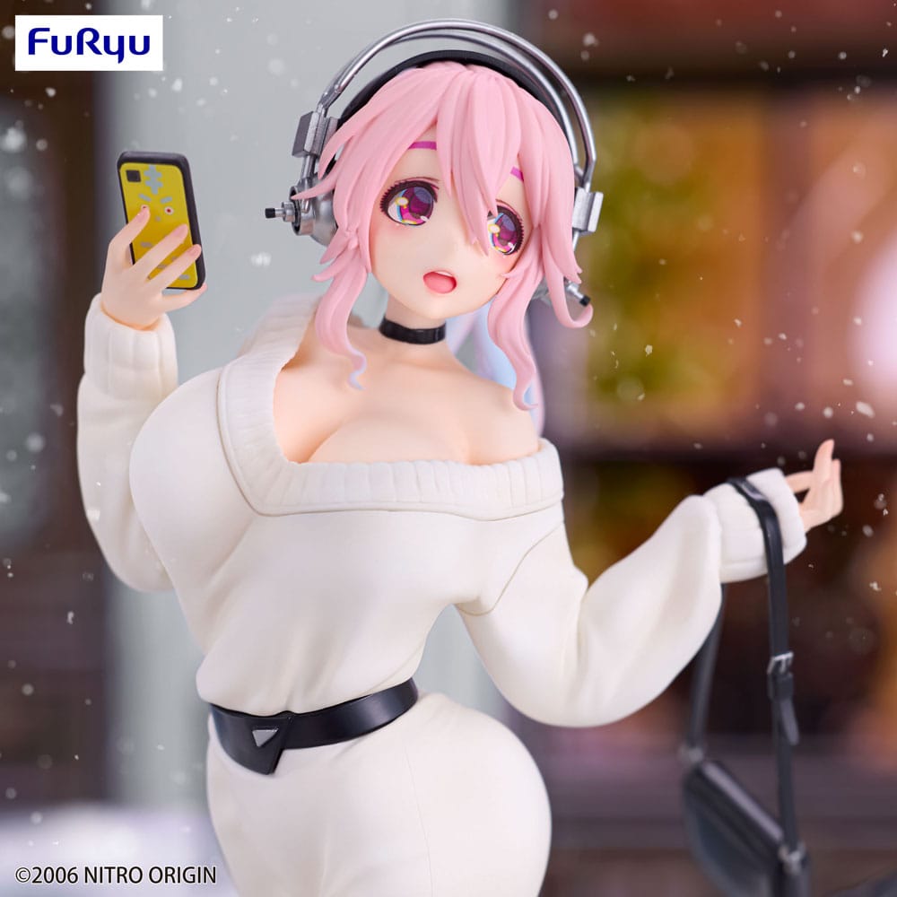 Super Sonico Trio-Try-iT PVC Statue Winter Memory Ver. 21 cm 4582782366834