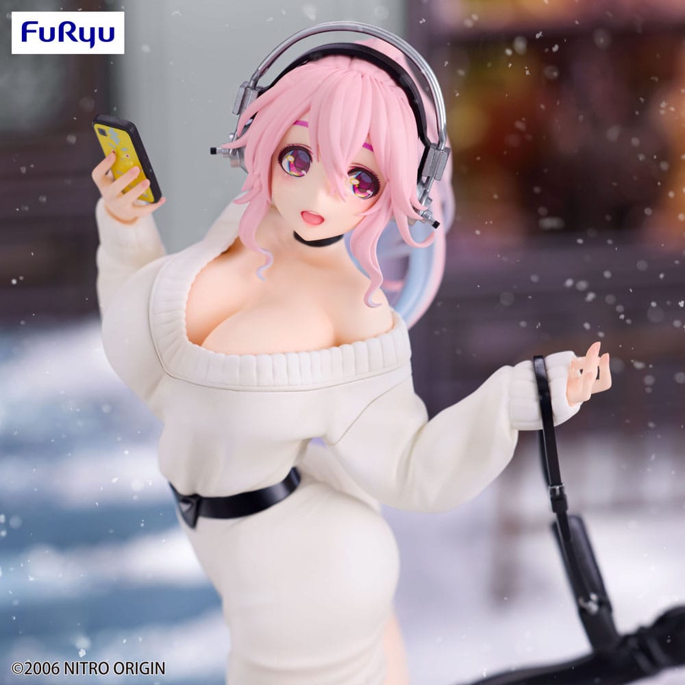 Super Sonico Trio-Try-iT PVC Statue Winter Memory Ver. 21 cm 4582782366834